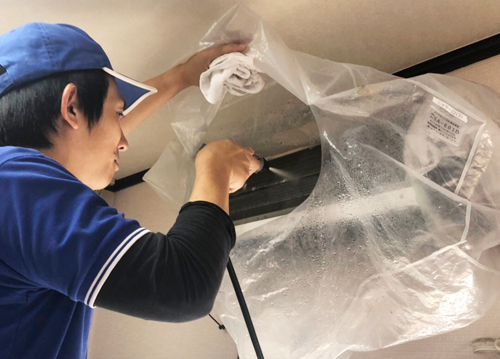  分解洗浄中①